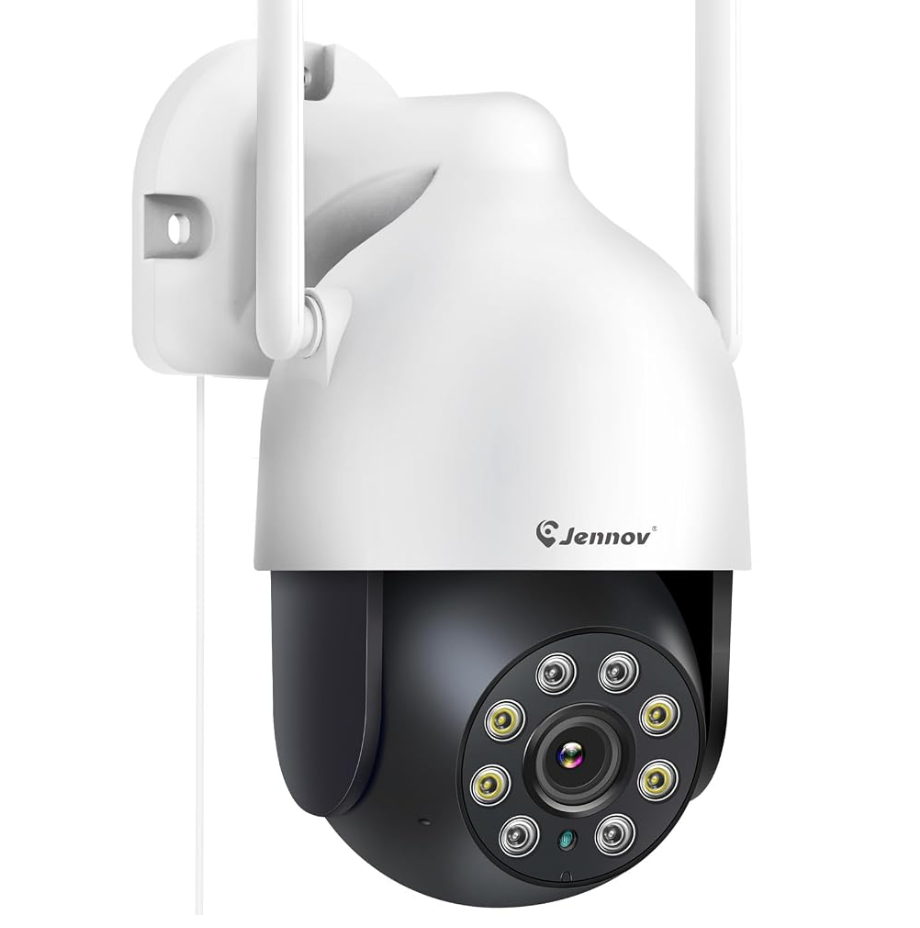 Jennov 2K Wireless Security Camera, Outdoor, Weatherproof, two-way aud