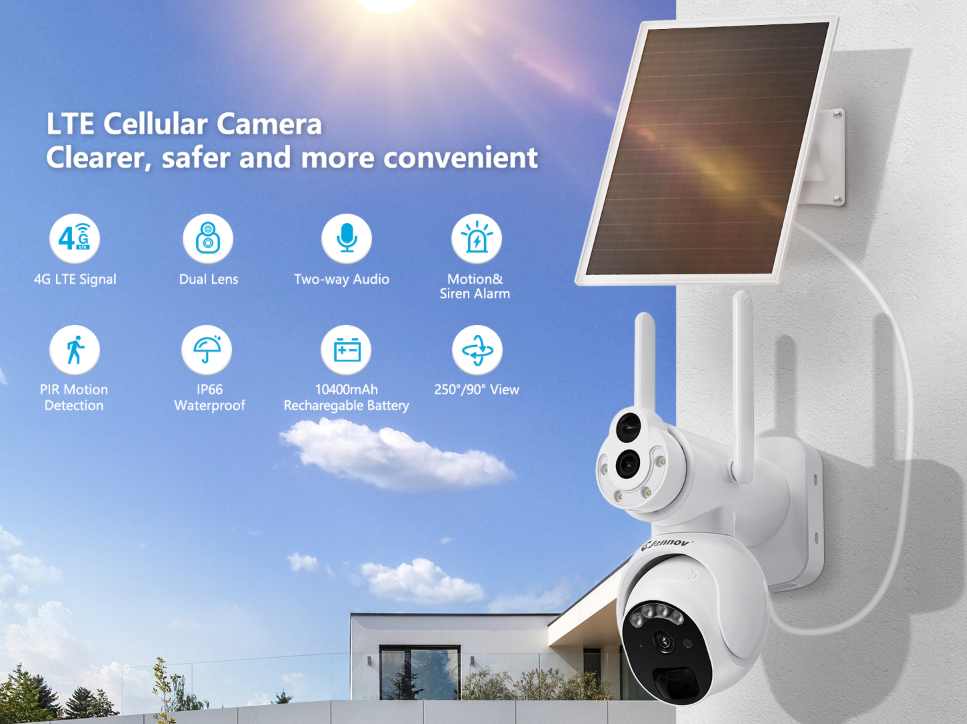 What Is a Multi-Lens Security Camera? – Jennov