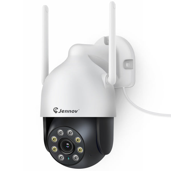 Outdoor WiFi Surveillance Camera, 2-Way Audio, Spotlight Alarm, Color Night Vision