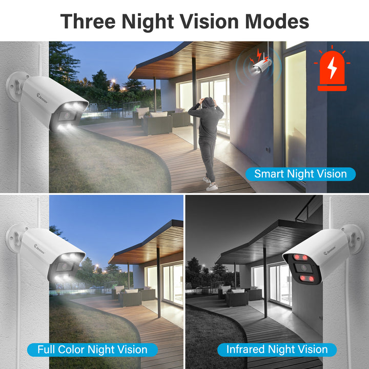Jennov 5MP Security Camera Outdoor WiFi, Add-On Camera, Car Tracking, 24/7 Recording, Colors Night Vision, Motion Detection, Only Works with Jennov WiFi NVR Jennov 5MP Security Camera Outdoor WiFi, Add-On Camera, Car Tracking, 24/7 Recording, Colors Night Vision, Motion Detection, Only Works with Jennov WiFi NVR