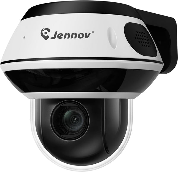 Jennov S25 4K PoE Camera Outdoor, 5X Zoom, PTZ, Human Vehicle Detection - Jennov